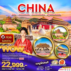 ทัวร์จีน ปักกิ่ง กำแพงเมืองจีน พระราชวังต้องห้าม วัดลามะ